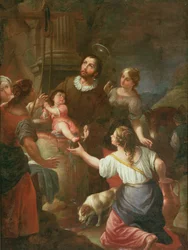 San Isidro y el milagro en el pozo, Escuela de Madrid